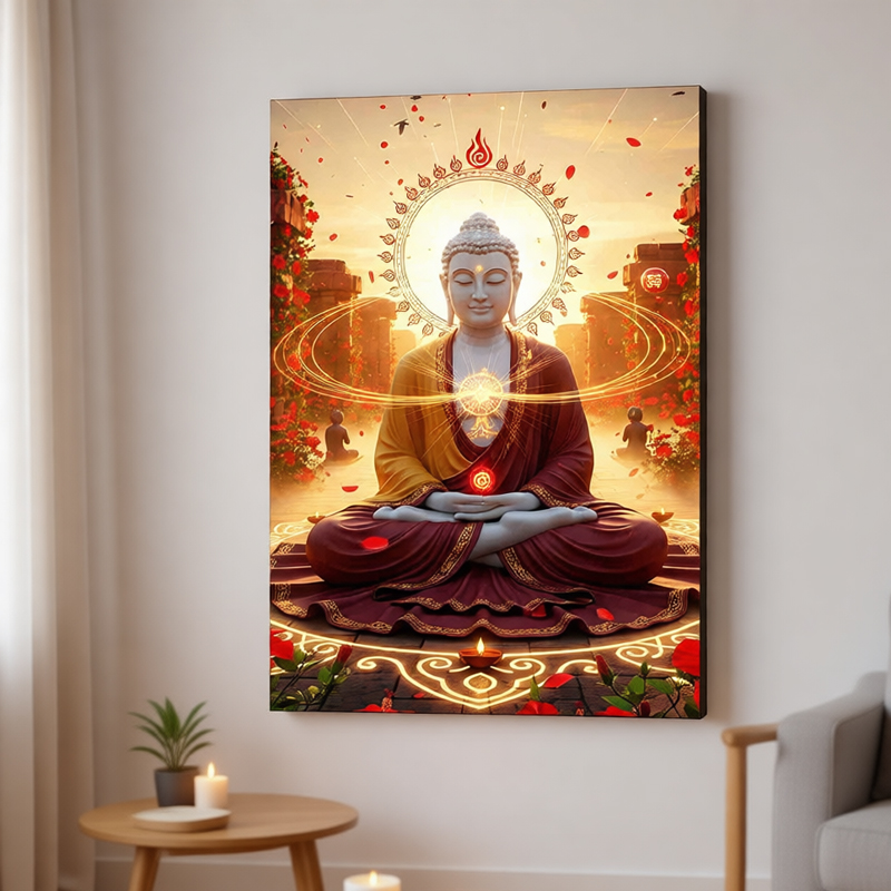 Interior Design Zen - Современная восточная картина на холсте с