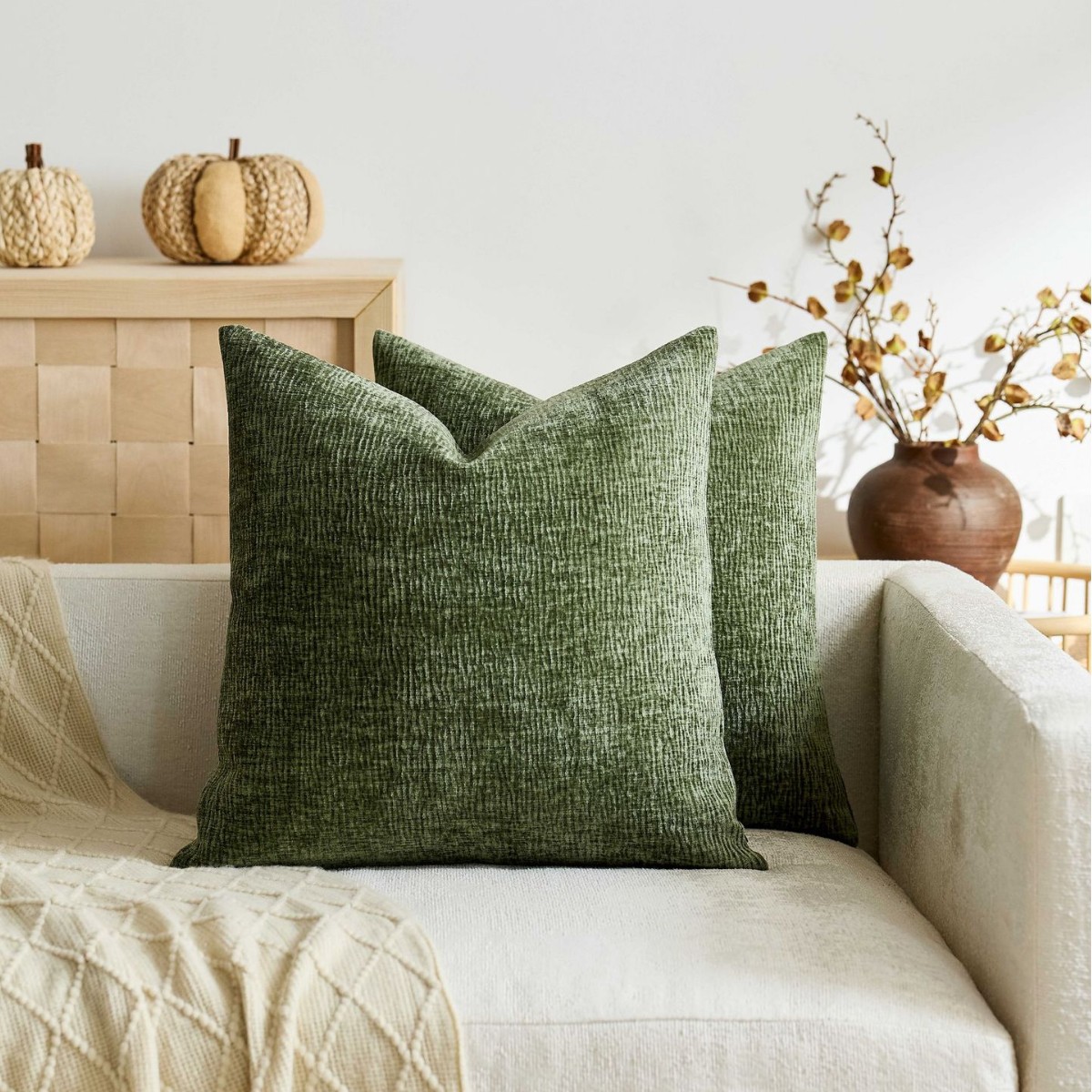 Текстурированный плиссированны – обзор и цена Textured Throw Natural