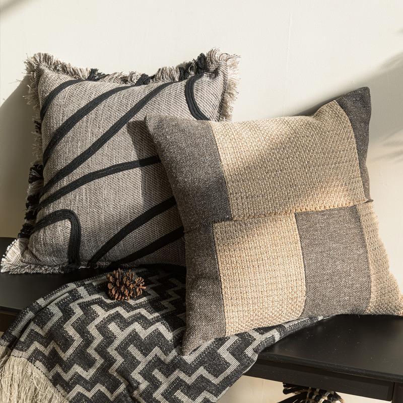 Премиальный плотный тканый чех – обзор и цена Textured Throw Natural