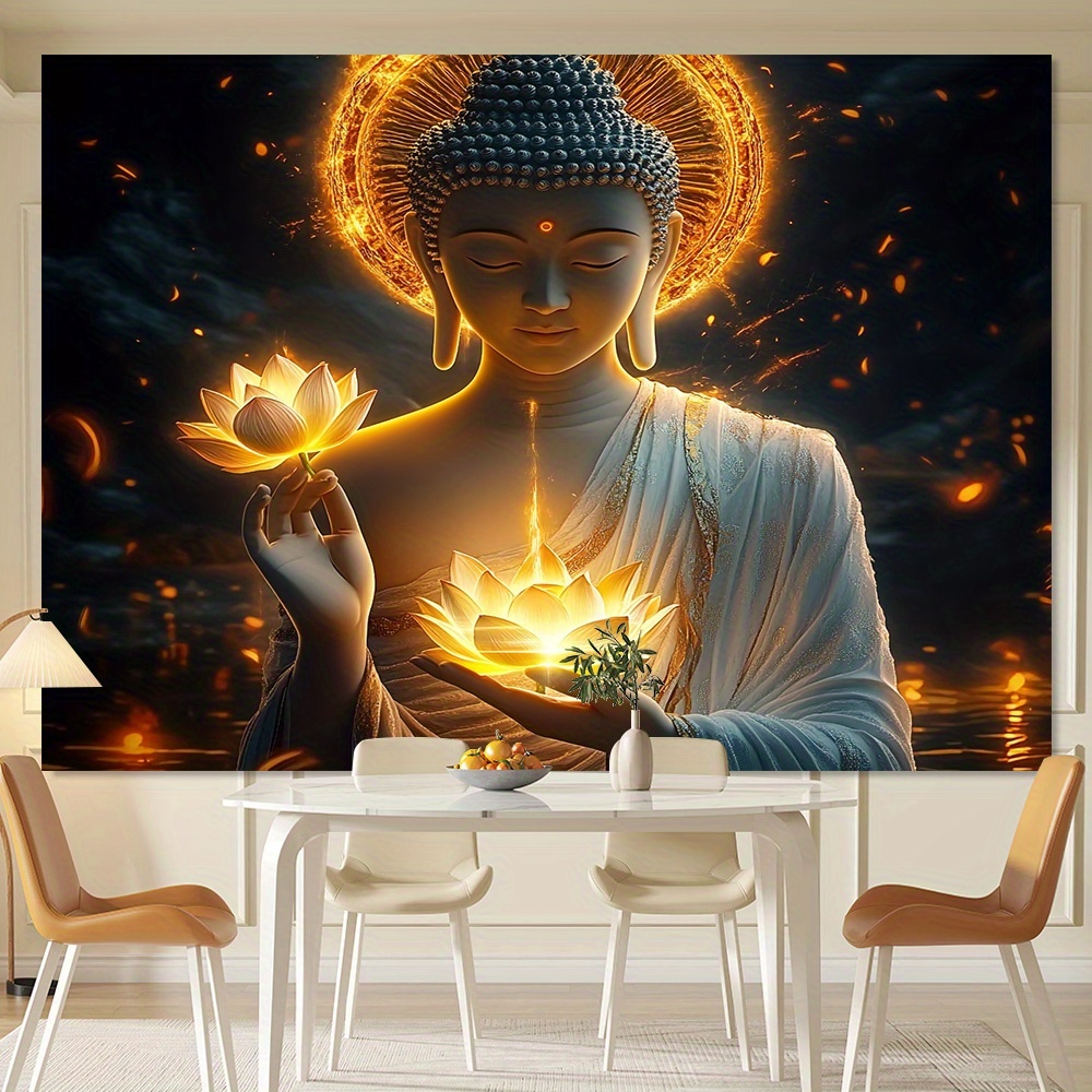 Картина на стену «Будда с цвет – обзор и цена Interior Design Zen