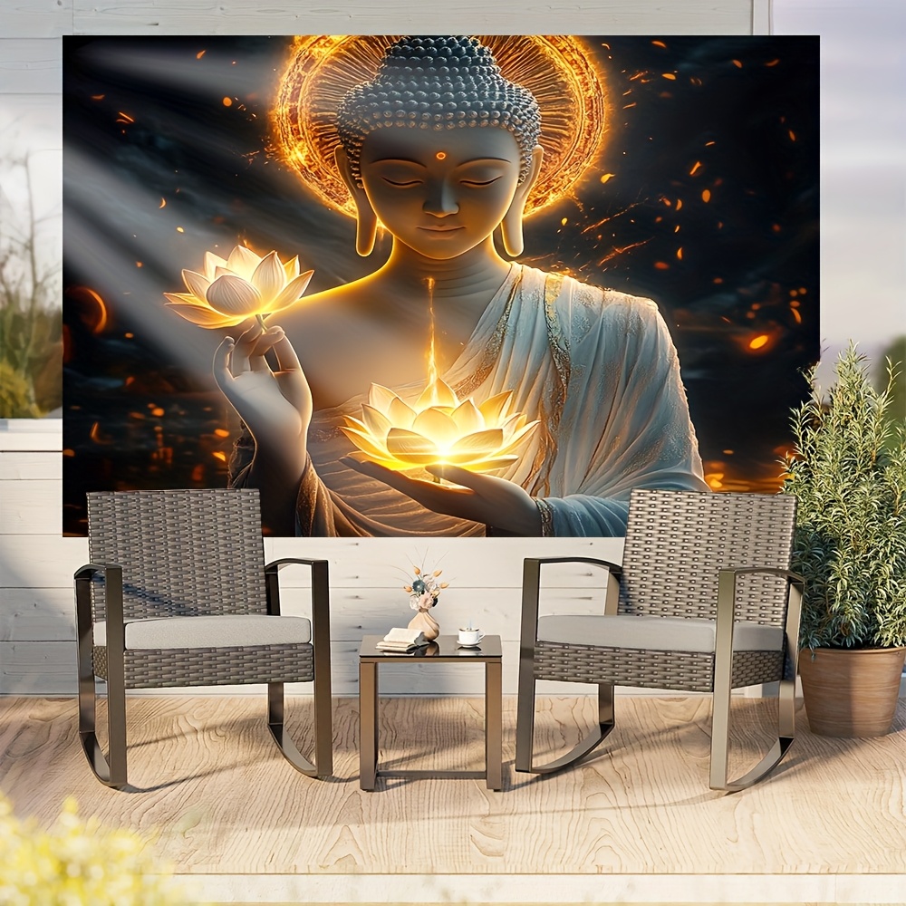 Картина на стену «Будда с цвет – обзор и цена Interior Design Zen
