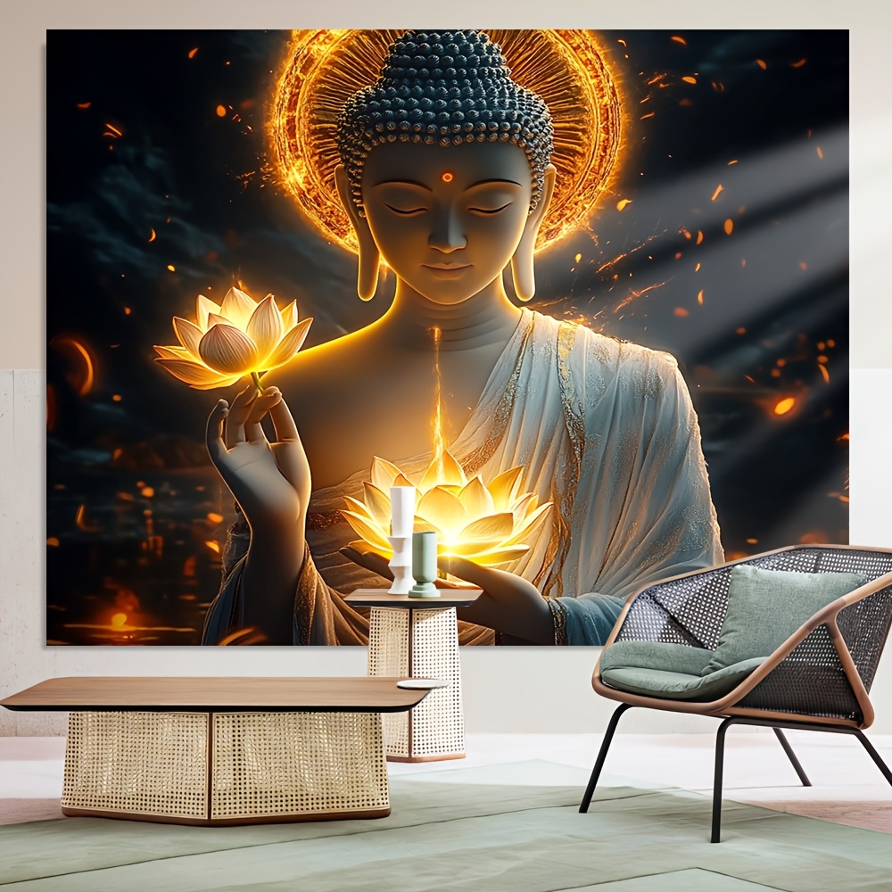 Картина на стену «Будда с цвет – обзор и цена Interior Design Zen