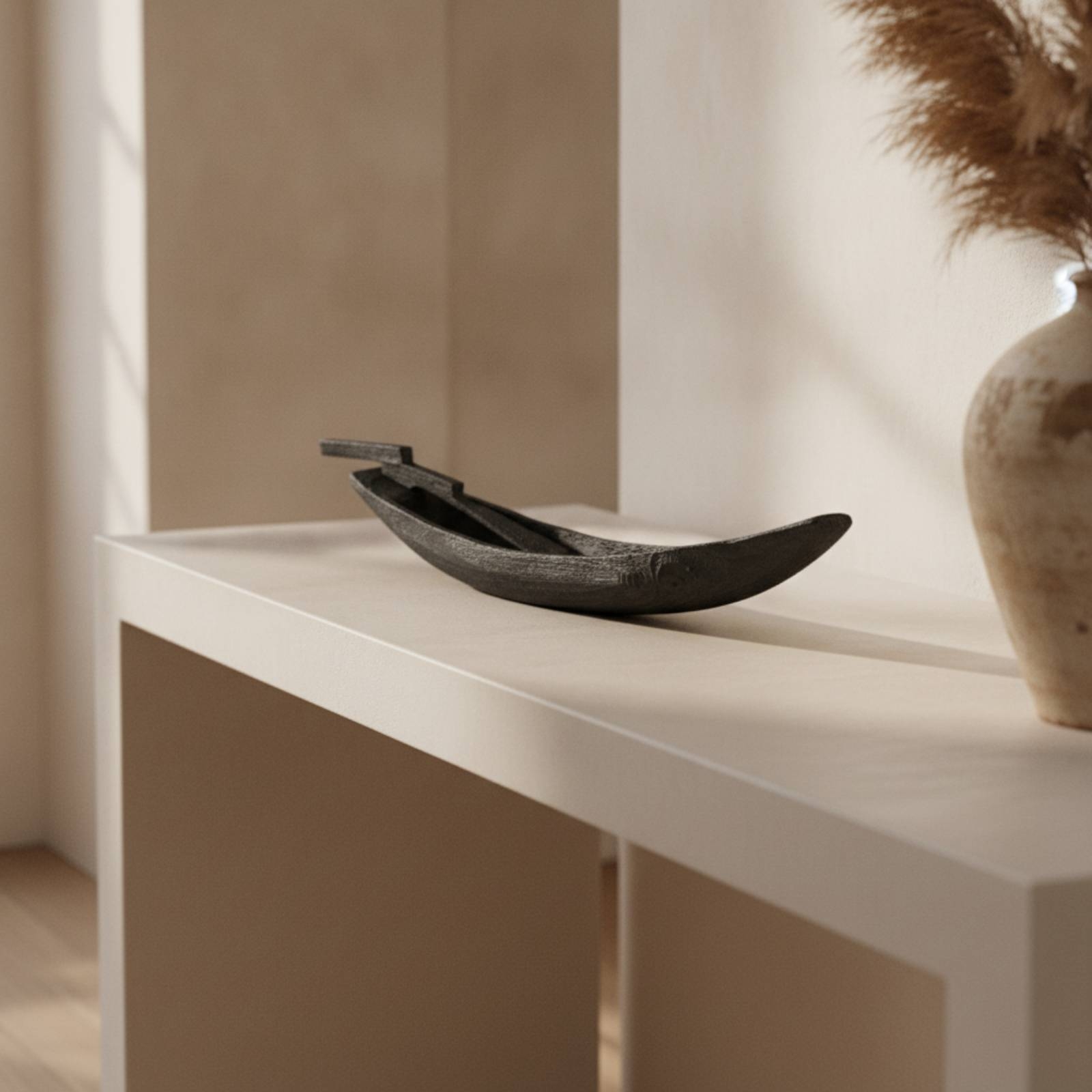 Деревянная лодка-украшение, ск – обзор и цена Interior Design Zen