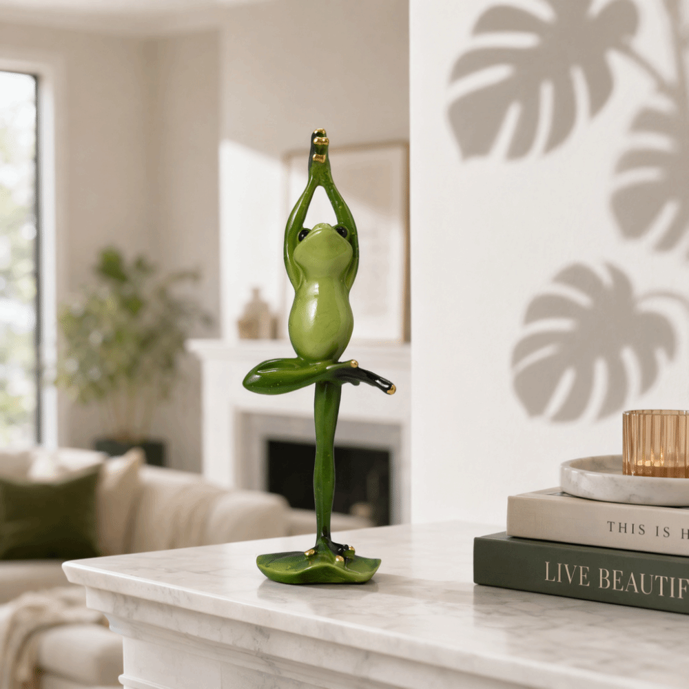 Фигурка амфибии из смолы в поз – обзор и цена Interior Design Co